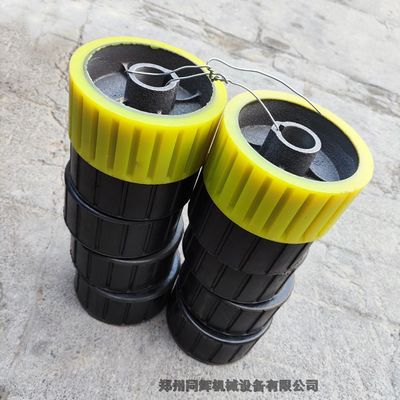 攪拌機(jī)專用黃色聚氨酯包膠滾托輪 規(guī)格、特性與應(yīng)用解析